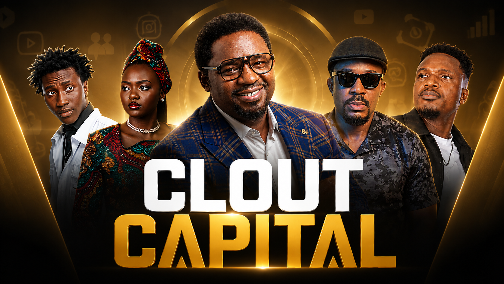 Clout Capital Live — Engr. Chidomere Ndubuisi with guest hosts Snow, Pecybae, Jego Lion, and Akay